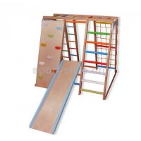 Plac zabaw wewnętrzny BAMBINO 18 Maxi buk ścianka