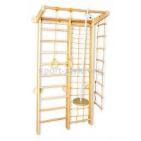 Drabinka gimnastyczna z siatką wspinaczkową PIRAT 1 SOSNA